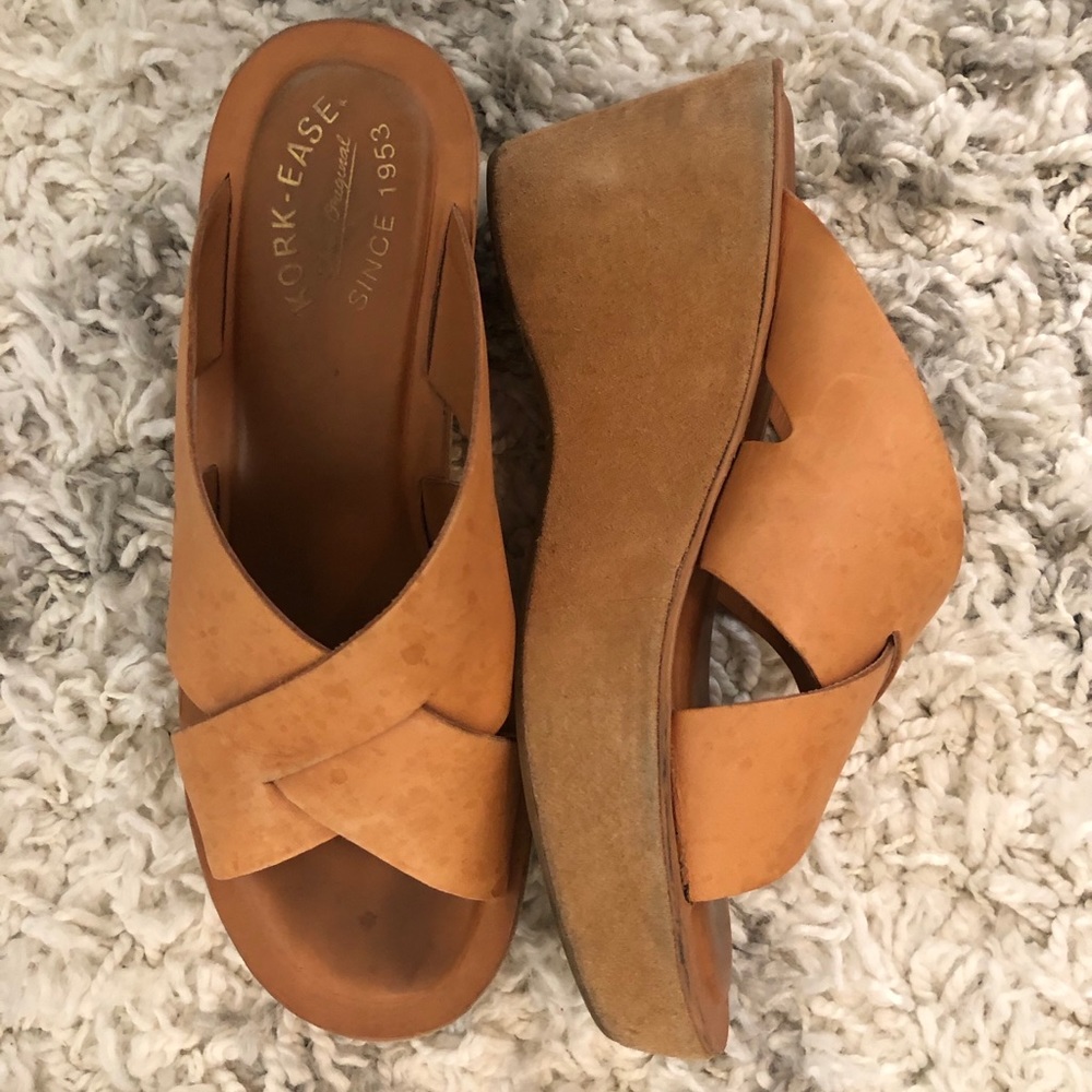 Kork-Ease wedge/platform sandals